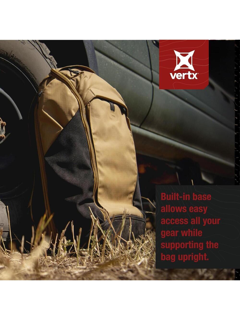 Vertx Basecamp EDC Tactical Backpack 30L Black VTX5019-IBK Hiking Travel Bag NEW - Picture 3 of 9
